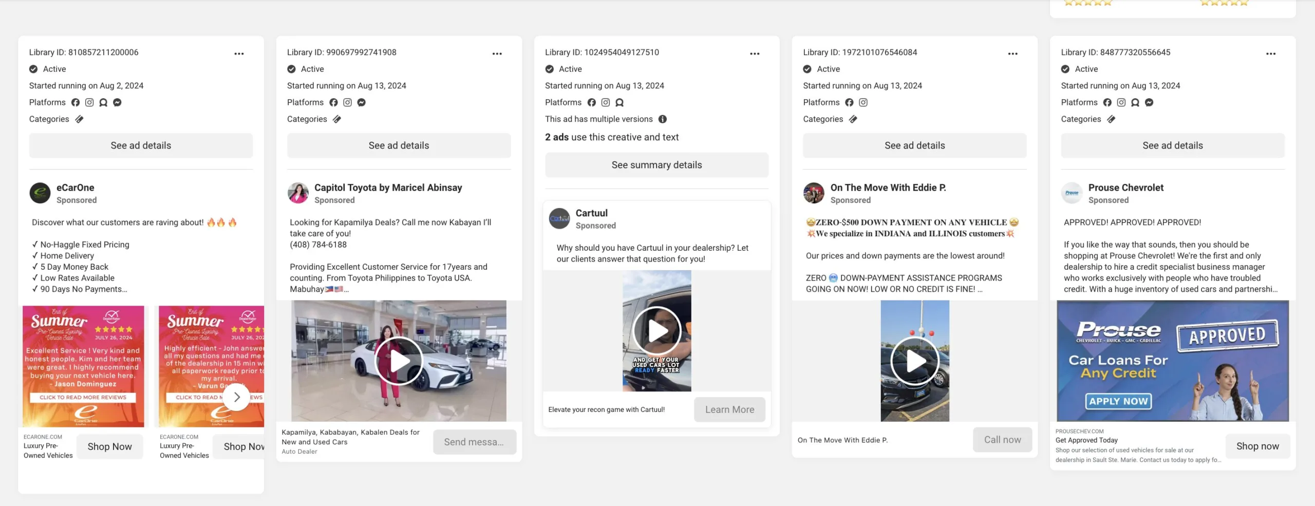 Facebook Ads - Social Media Car Dealership Advertising
